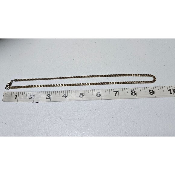 Elegant Gold Tone Wheat Chain Necklace Classic Minimalist Fashion Jewelry Women - Picture 4 of 5